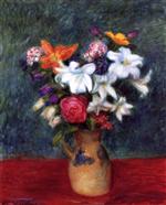 Lilies and Other Flowers in a Vase