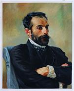 Portrait of Isaak Levitan by Vasily Polenov