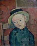 Portrait of Little Boy with Hat