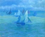 Sailboats on the Water