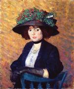 Woman with Green Hat