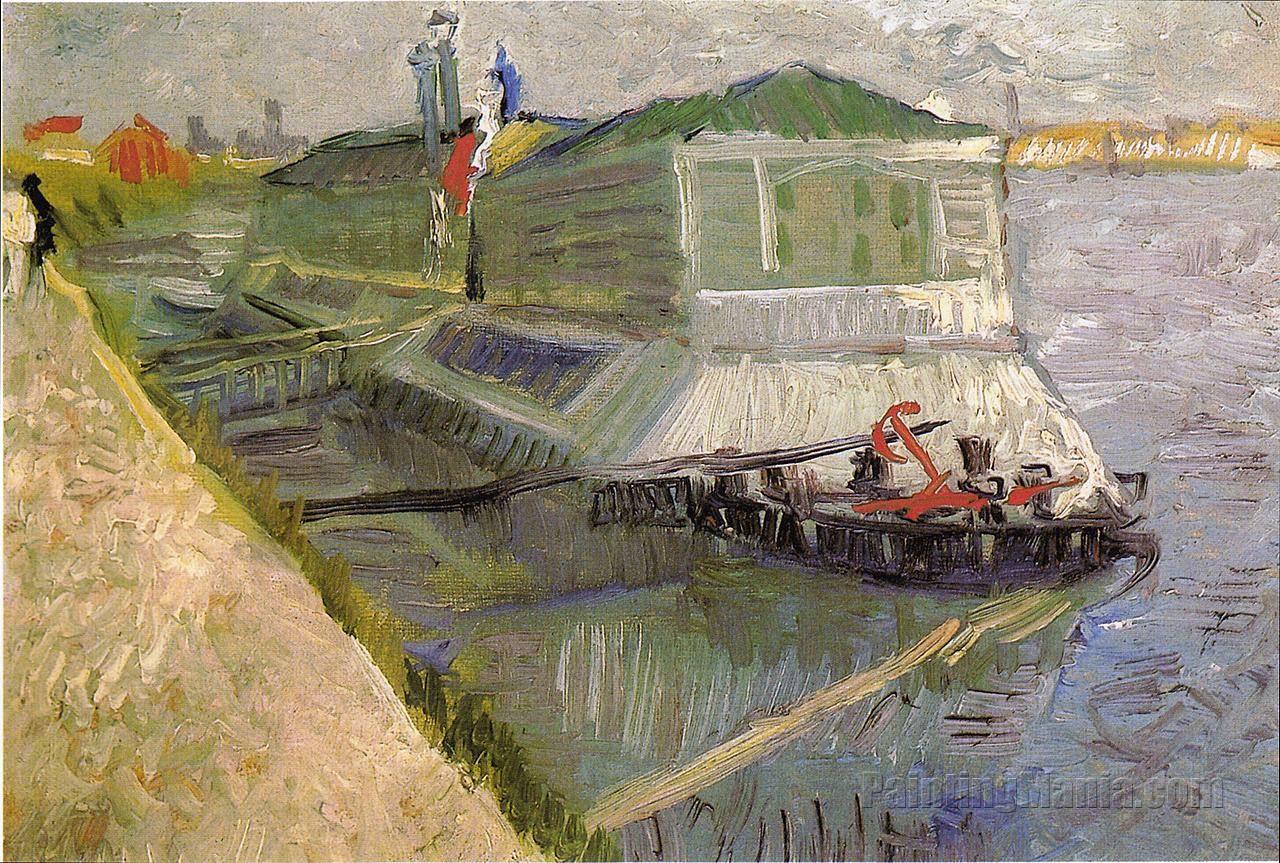 Bathing Boat on the Seine at Asnieres