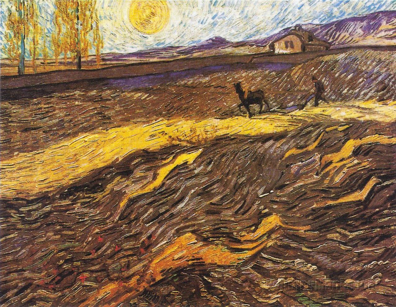 Field with Ploughsman