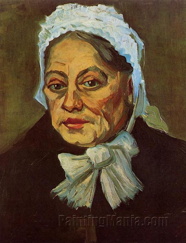 Head of an Old Woman in a White Cap