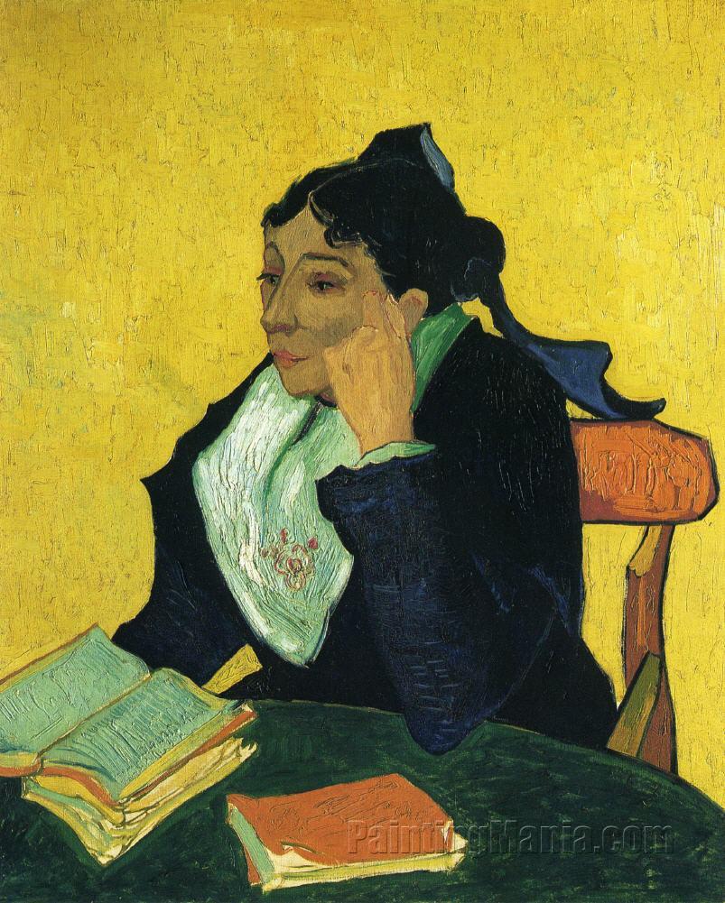 L'Arlesien - Madame Ginoux with Books 1888