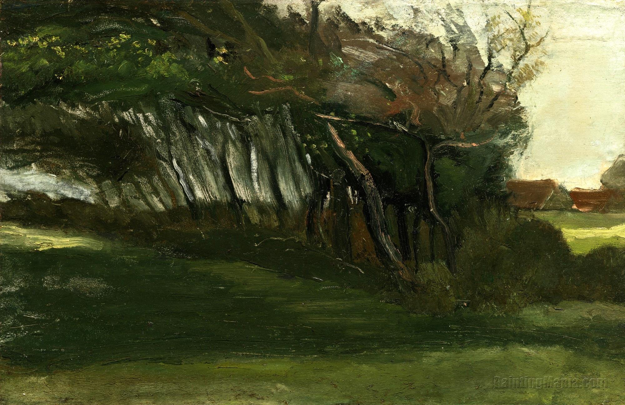 Landscape with Windblown Trees