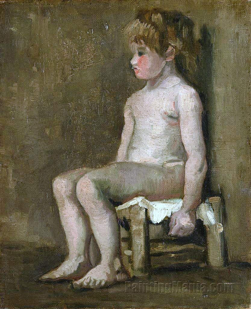Nude Girl, Seated