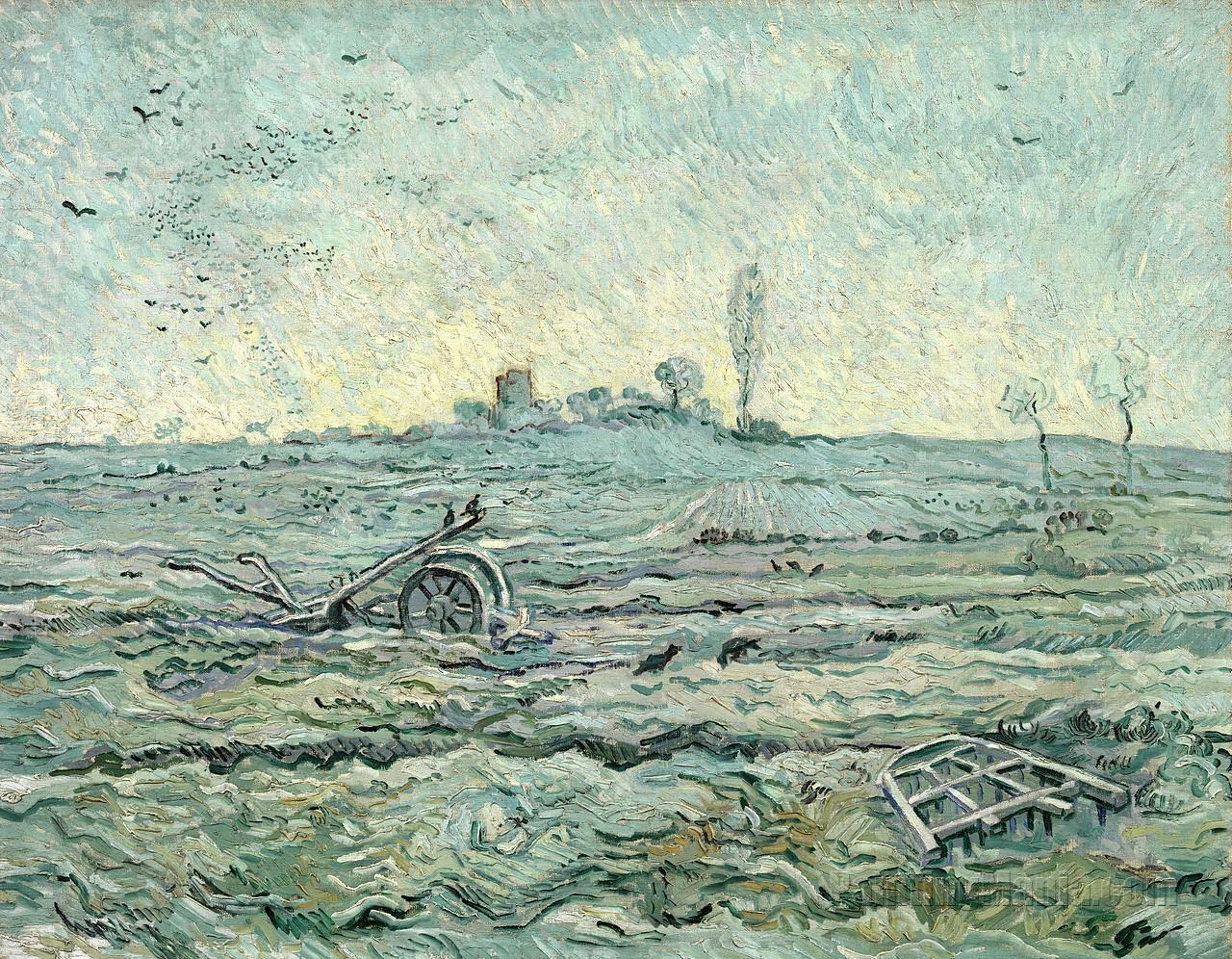 The Plough and the Harrow (after Millet)