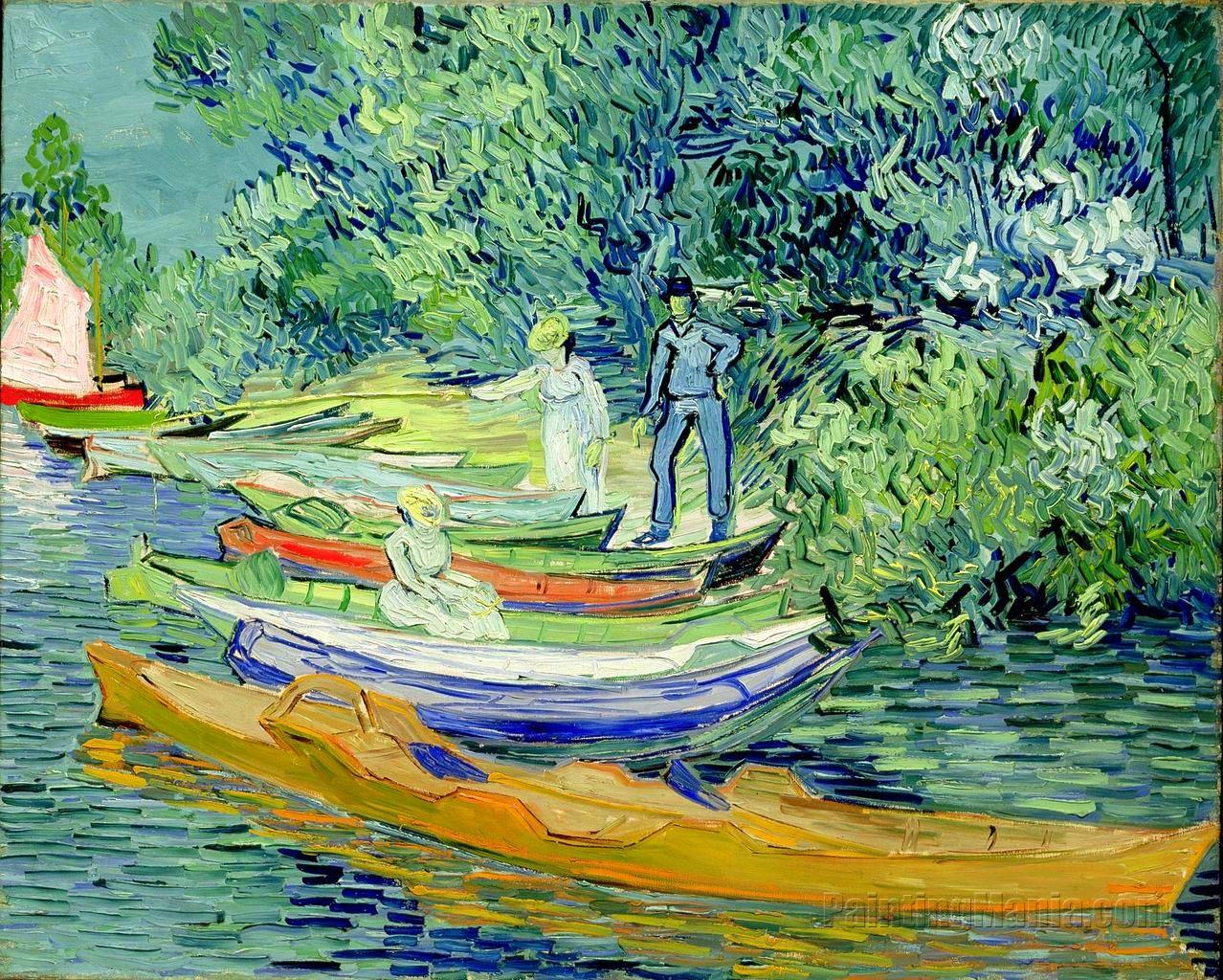 Rowing Boats on the Banks of the Oise