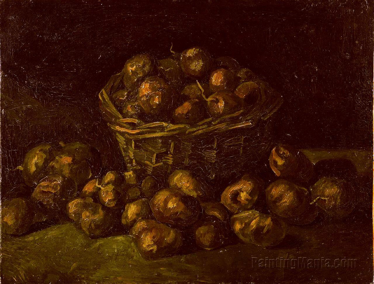 Still Life with Potato-basket (Basket of Potatoes)