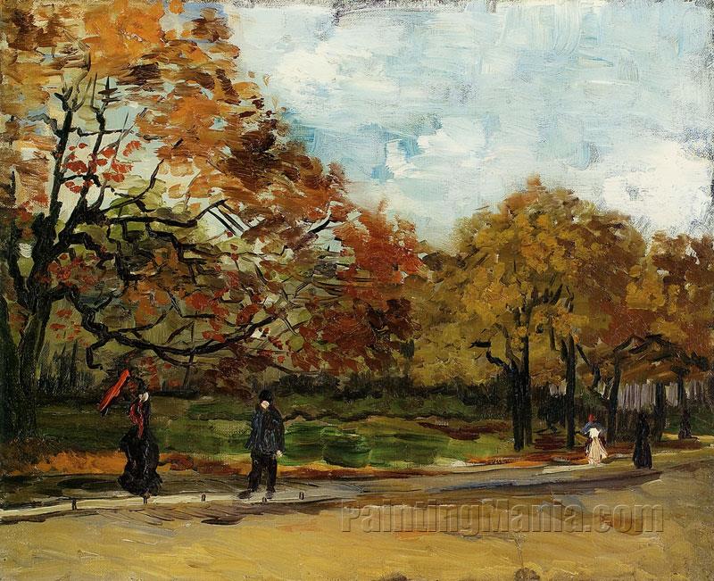 View of a Park in Paris