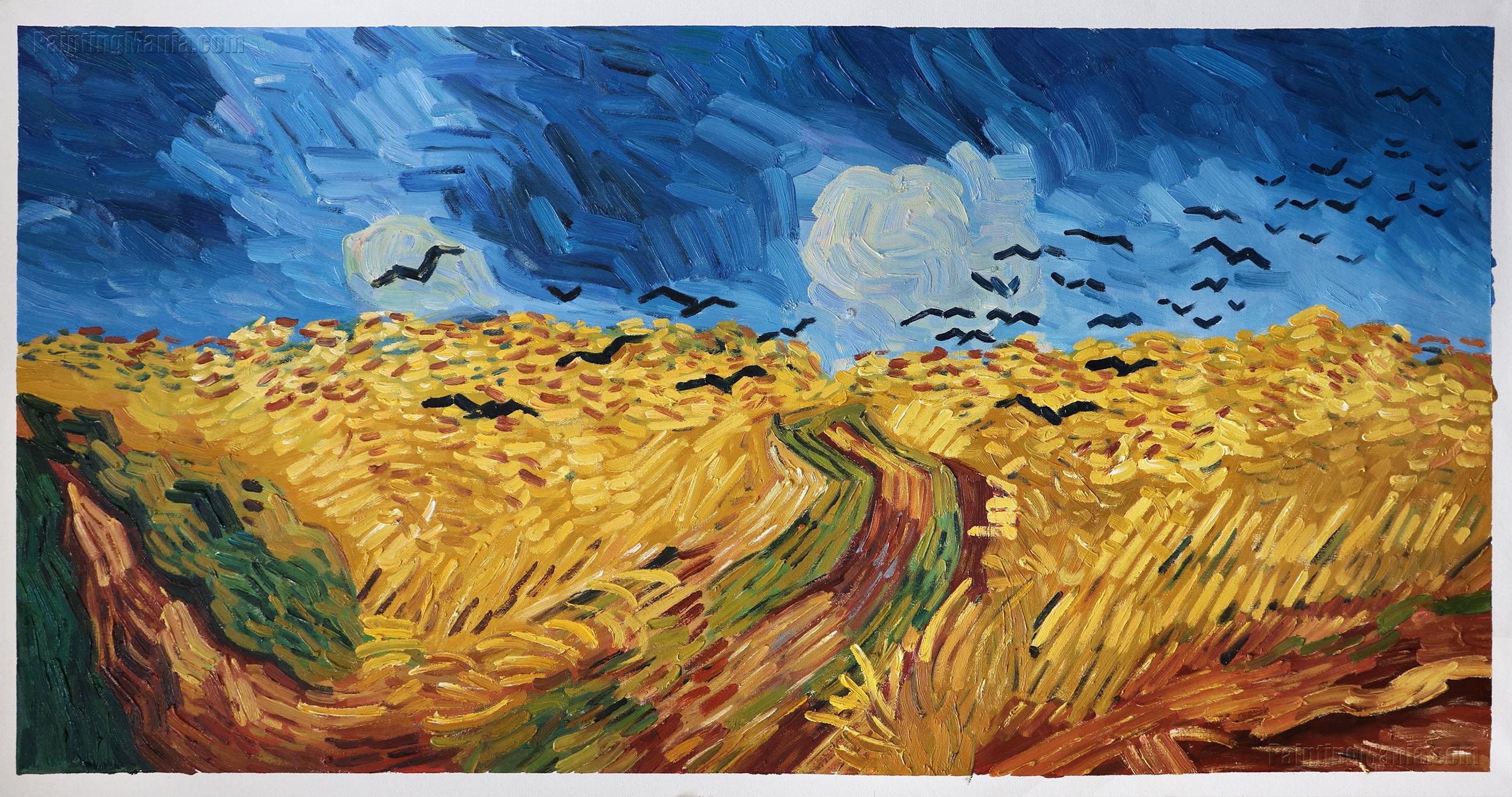 Wheat Field Under Threatening Skies