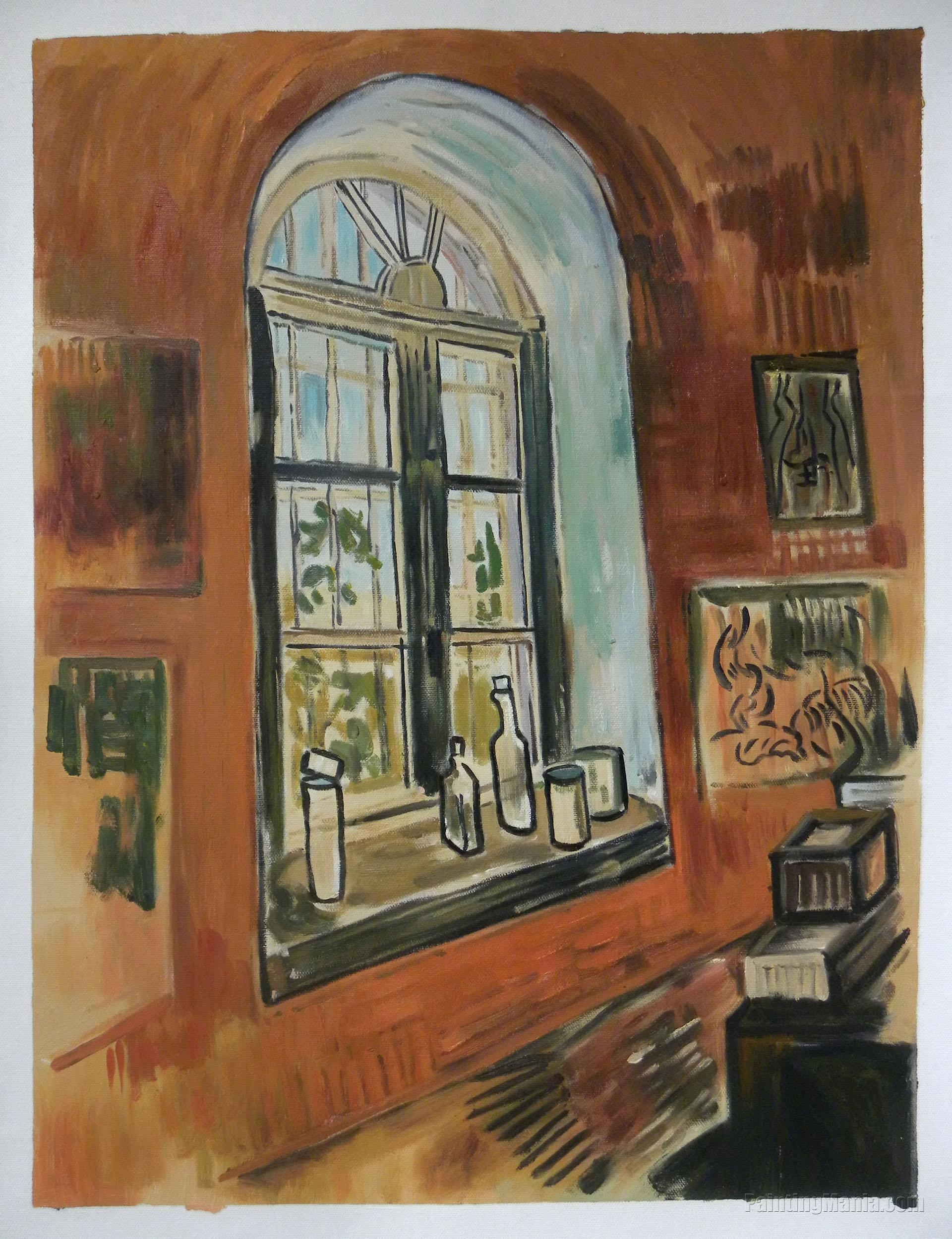 Window of Vincents Studio at the Asylum