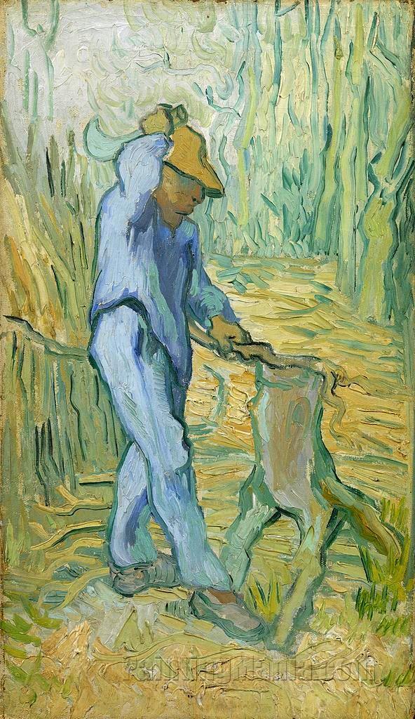 The Woodcutter (after Millet)