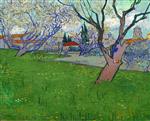 Orchard in Bloom. View of Arles
