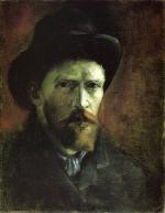 Self-Portrait with Dark Felt Hat