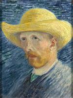 Self Portrait with Straw Hat (1887)