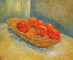 Still Life with Basket of Six Oranges