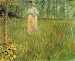 Woman in a Garden