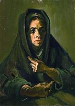 Woman with a Mourning Shawl