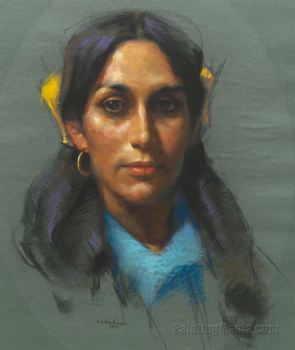 Portrait of a Native American Woman