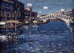 Rialto Bridge. Memory of Venice