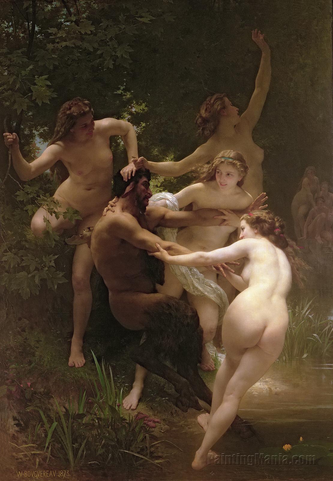 Nymphes et satyre (Nymphs and Saytr)