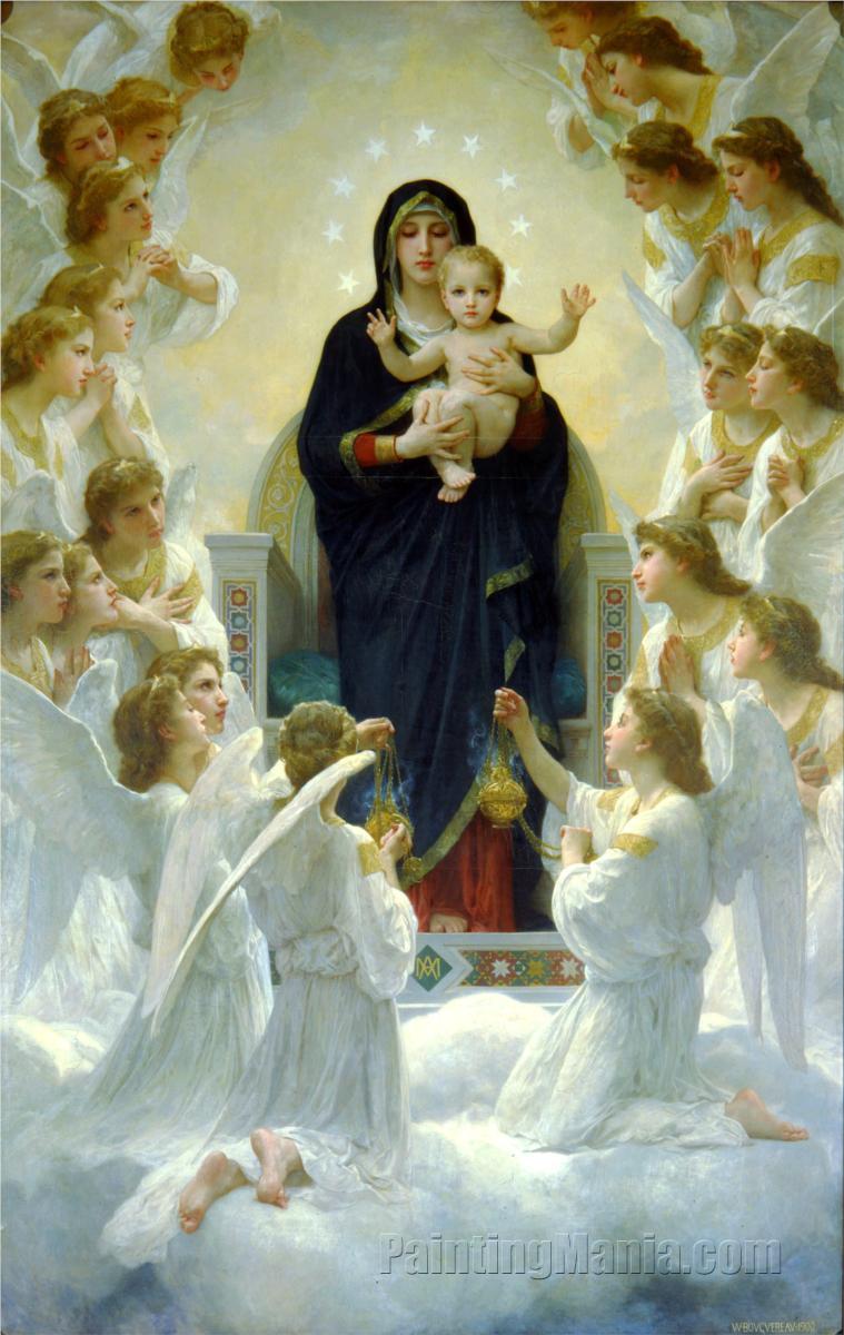 The Virgin With Angels 1900