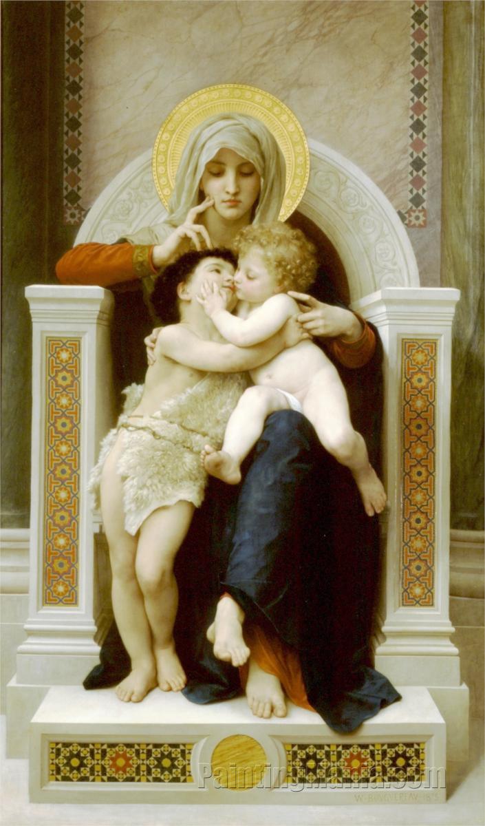The Virgin, Jesus and Saint John Baptist 1875