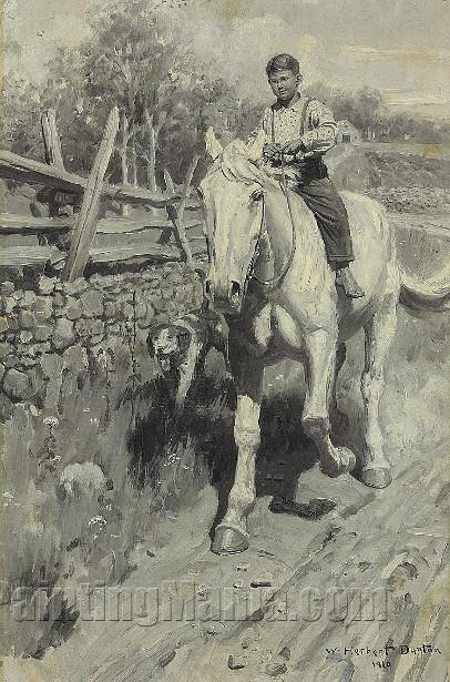 Boy On Horseback