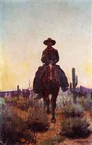 Cowboy in the Desert