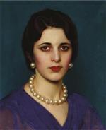 Portrait of a Woman with a Pearl Necklace