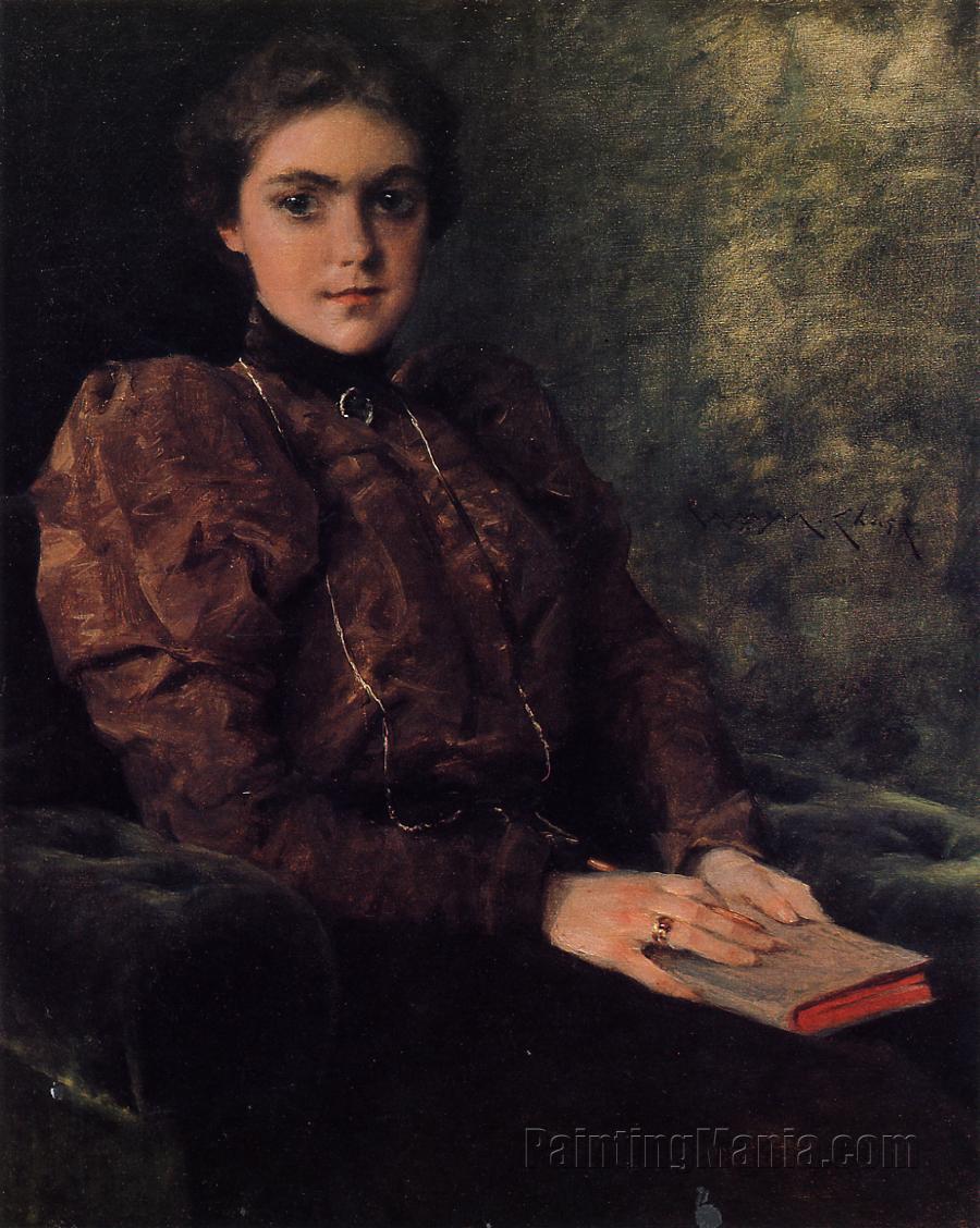 Portrait of Miss F. Deforest (A Lady in Brown)
