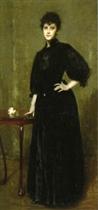 Portrait of a Lady in Black (Portrait of Mrs. C)