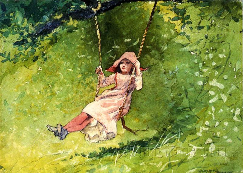 Girl on a Swing 1879