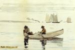 Boys Fishing, Gloucester Harbor