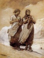 Fishergirls on Shore, Tynemouth